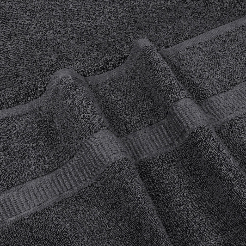 Utopia Towels Luxurious Jumbo Bath Sheet, 35 by 70 Inches, 600 GSM 100% Ring Spun Cotton, Highly Absorbent and Quick Dry Extra Large Bath Towel, Super Soft, Grey, 2 Pack