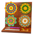 Crochet Blocking Board with 16 Pegs, 11x11 Inch: Granny Square Blocking Board - Gifts for Women, Mom, and Mother, Blocking Boards for Crochet Projects