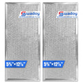 2 PACK W10208631A Microwave Grease Filter Replacement for Whirl-pool W10208631A 5.81 inch x 12.94 inch