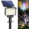 COOZAMING Solar Spot Lights Outdoor Waterproof for Flag, Tree, House, Garden, Yard, Landscape Spotlights for Accent Uplighting Halloween Christmas Decorations-1 Pack