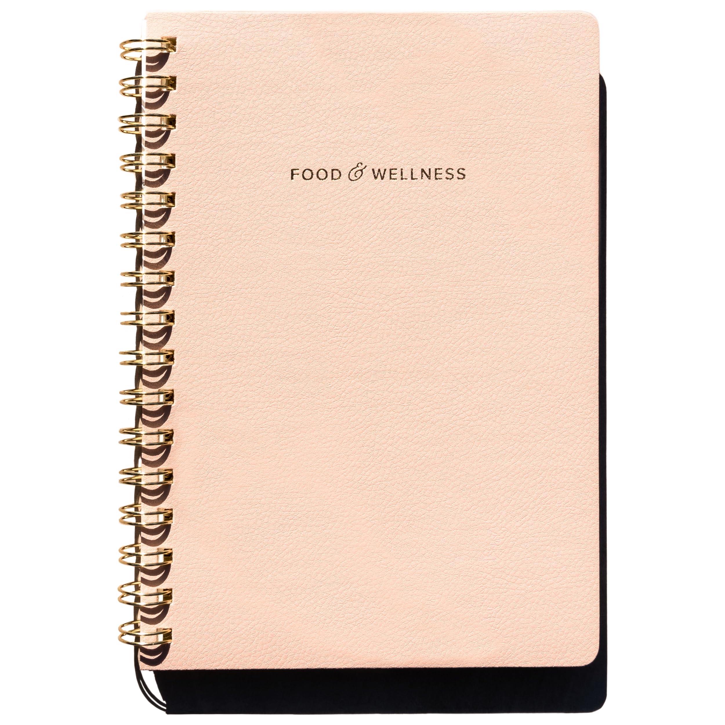 Kunitsa Co. Food and Exercise Journal for Women. Track Meals and Nutrition - 90 days (Pink) 8.5″ x 6″
