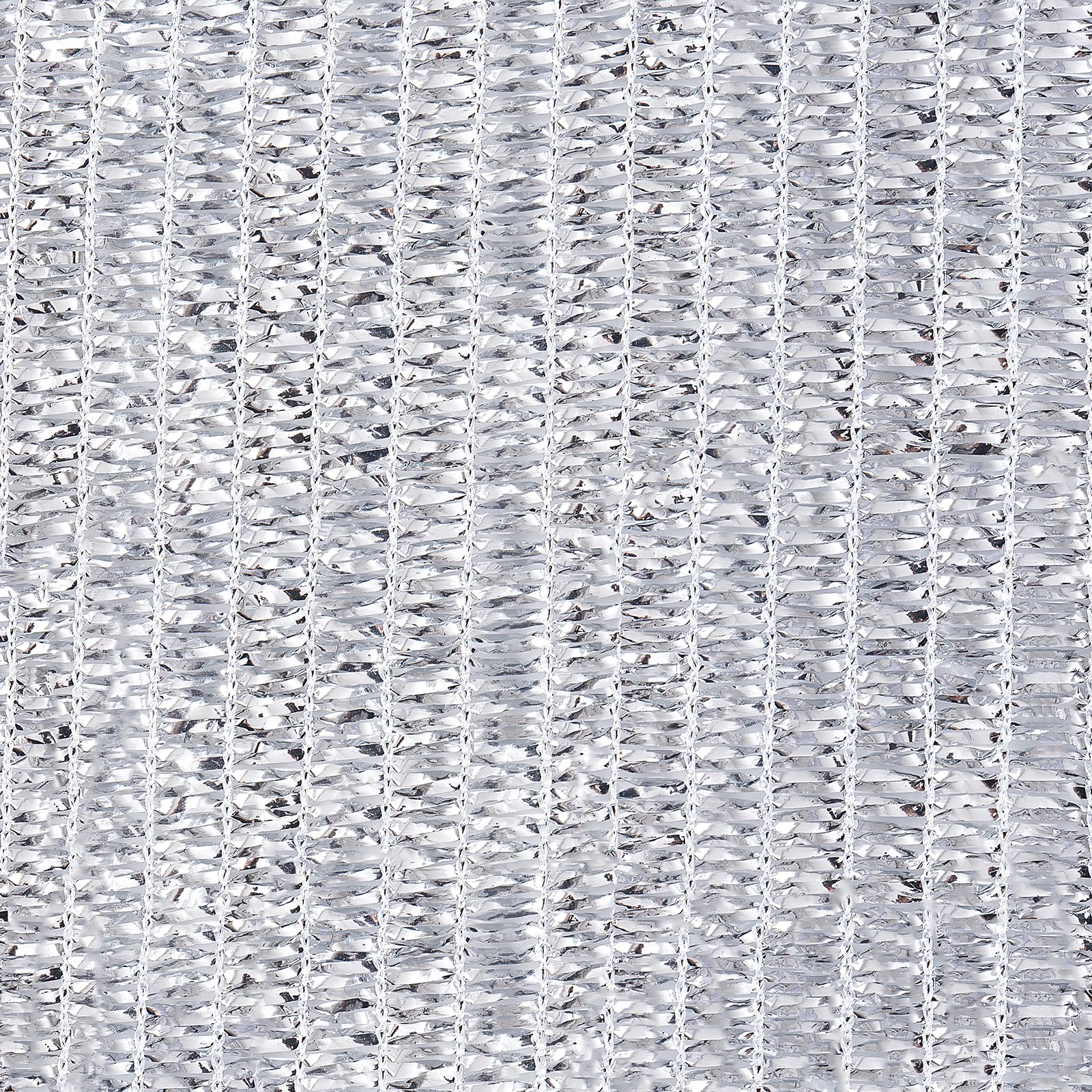 70% Aluminum Shade Cloth 6.5 FT x 10 FT, Durable Mesh Silver Tarps with Grommets and Ball Bungee,Reflective Sun Shade Net Cover for Pet Shade, Car Cover, Patio Garden, Pergola, Plants Growing, Pools