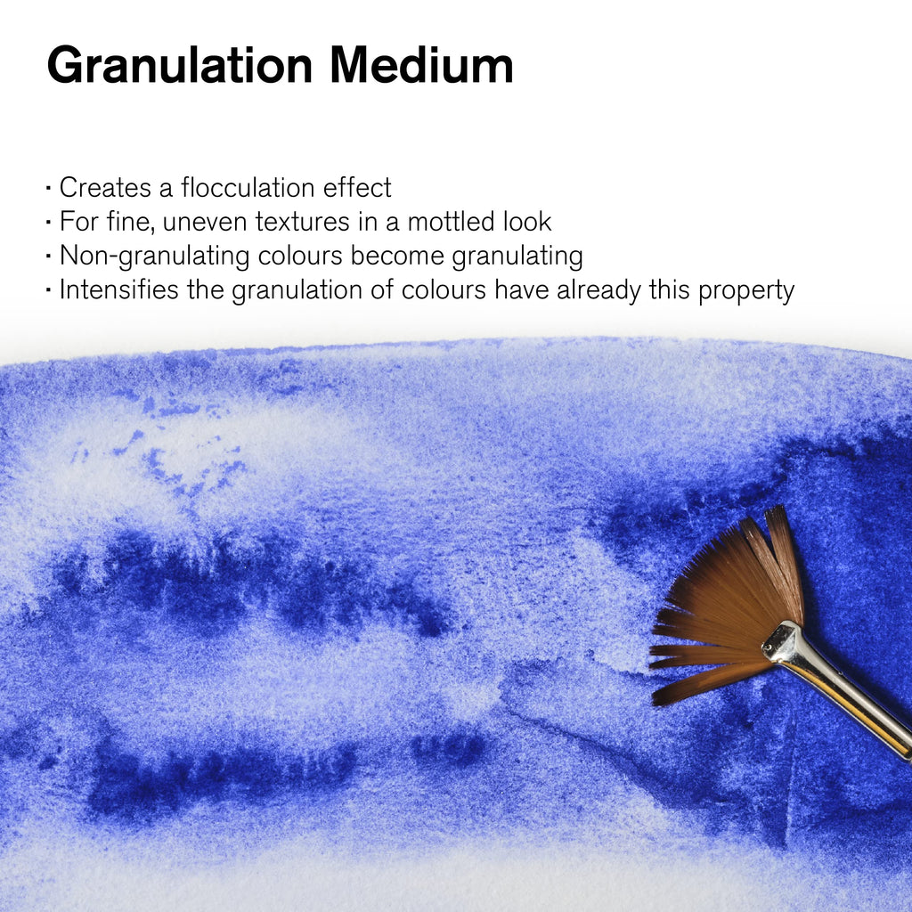Winsor & Newton Watercolor Medium, Granulation Medium, 75ml (2.5-oz) Bottle