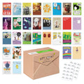 Recycled Paper Greetings 30-Count Funny All Occasion Card Assortment with Envelopes, Seals, and Storage Box by Hey Look!