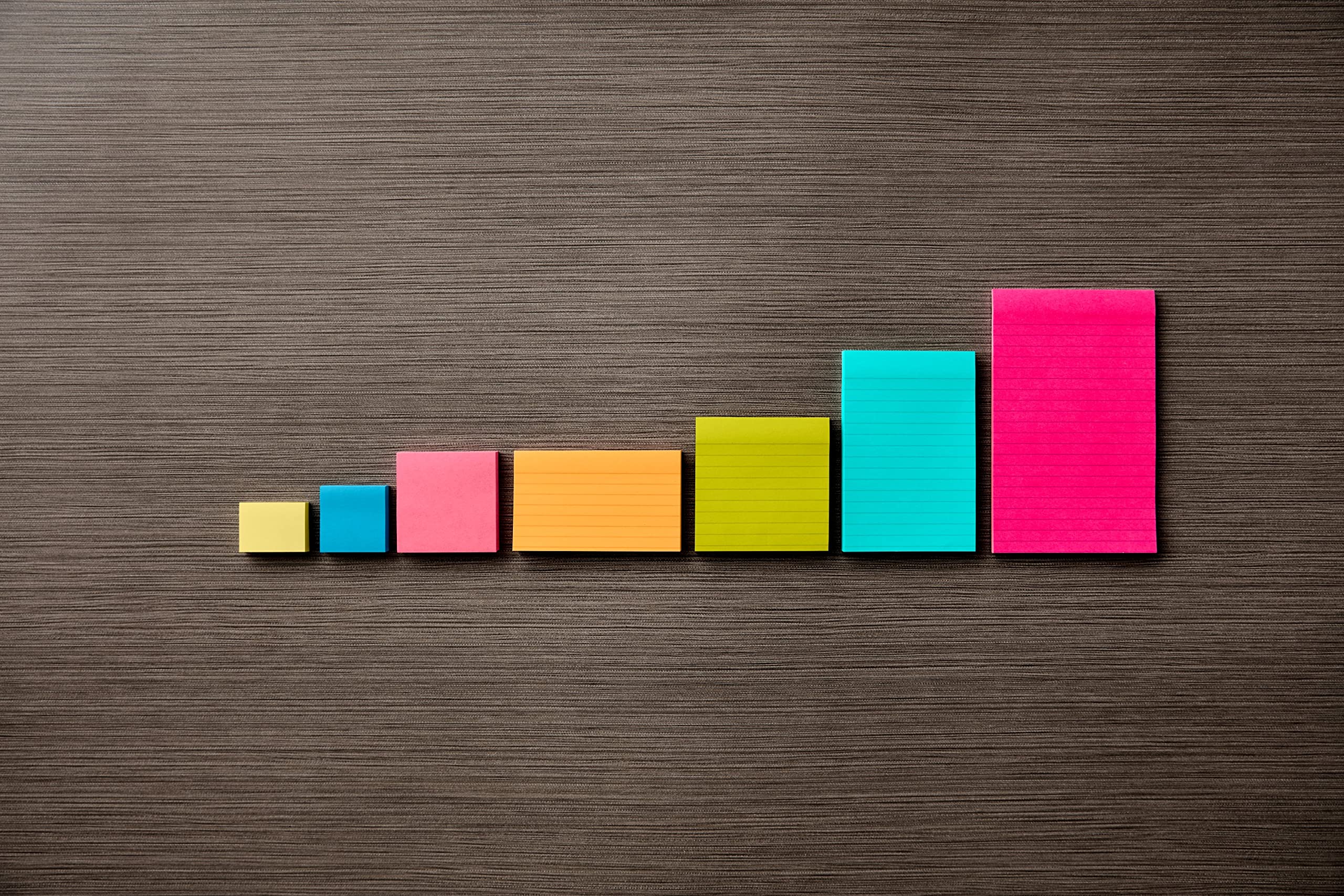 Post-it Notes Original Lined Sticky Notes, 3" x 5", 5 Pads, 100 Sheets/Pad, Jaipur Colours
