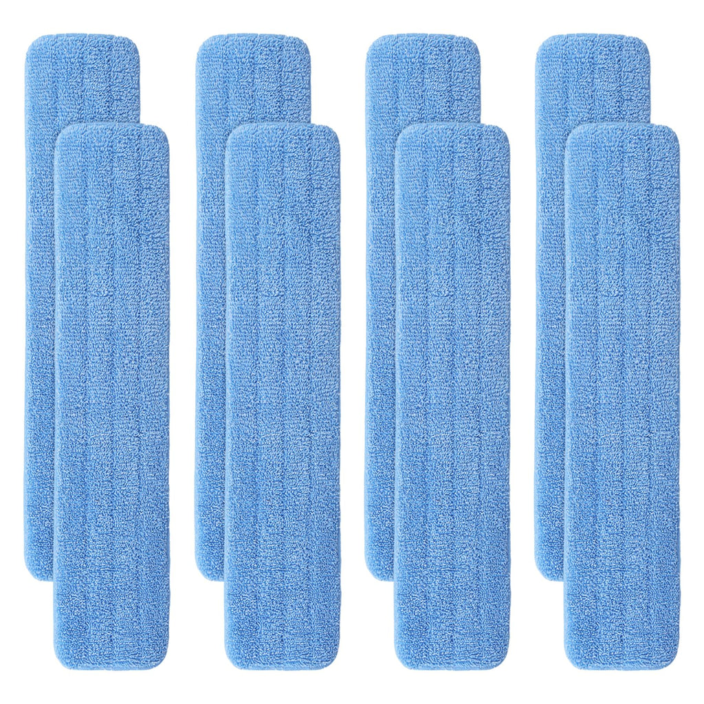 “36" Microfiber Pad for Rubbermaid Commercial 36 Inch Mop Head - 8 Pack Replacement Wet & Dry Commercial Reusable Cleaning Mop Refills Fit for Any Microfiber Flat Mop System 36"”