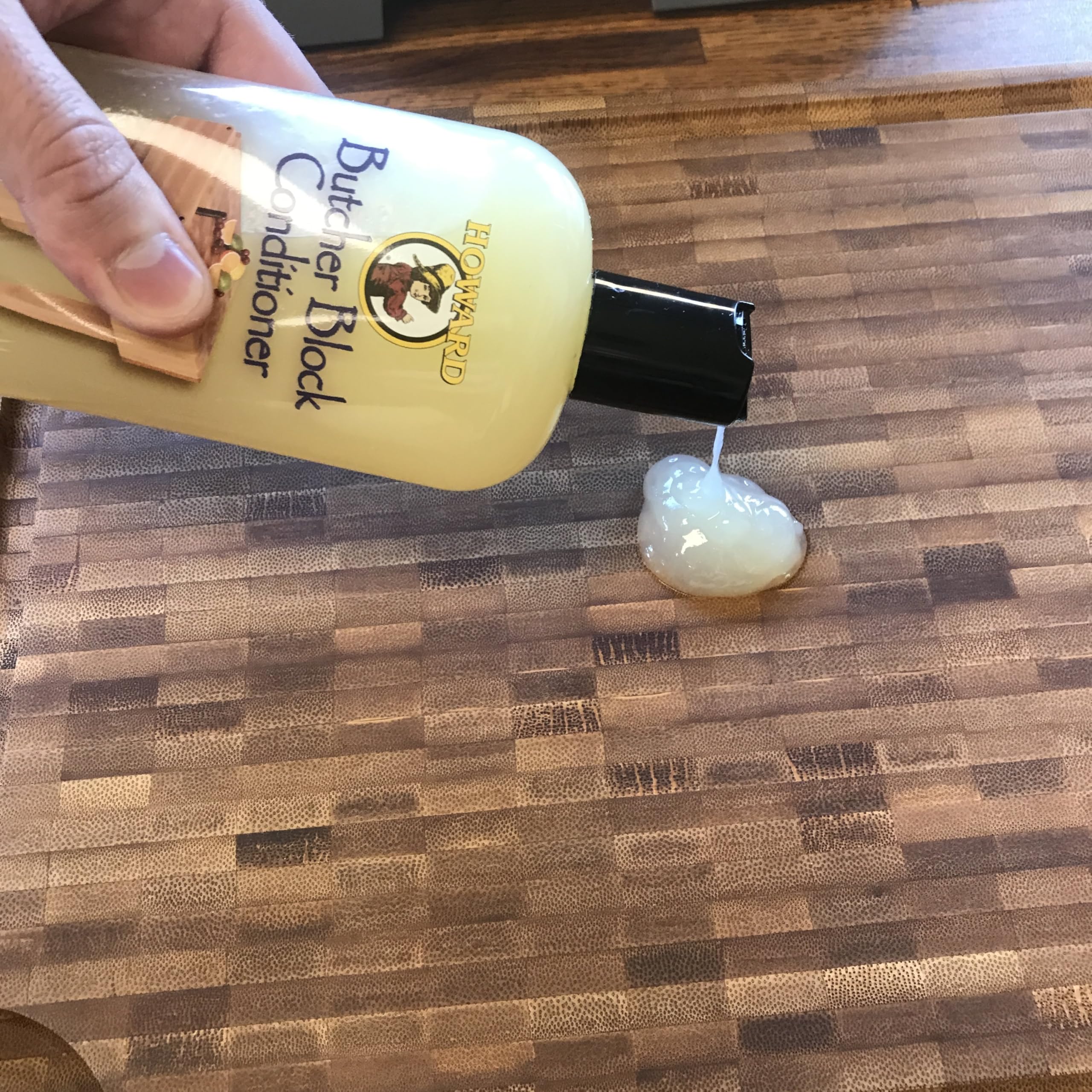 Howard BBC012 Butcher Block Conditioner, 12-Ounce