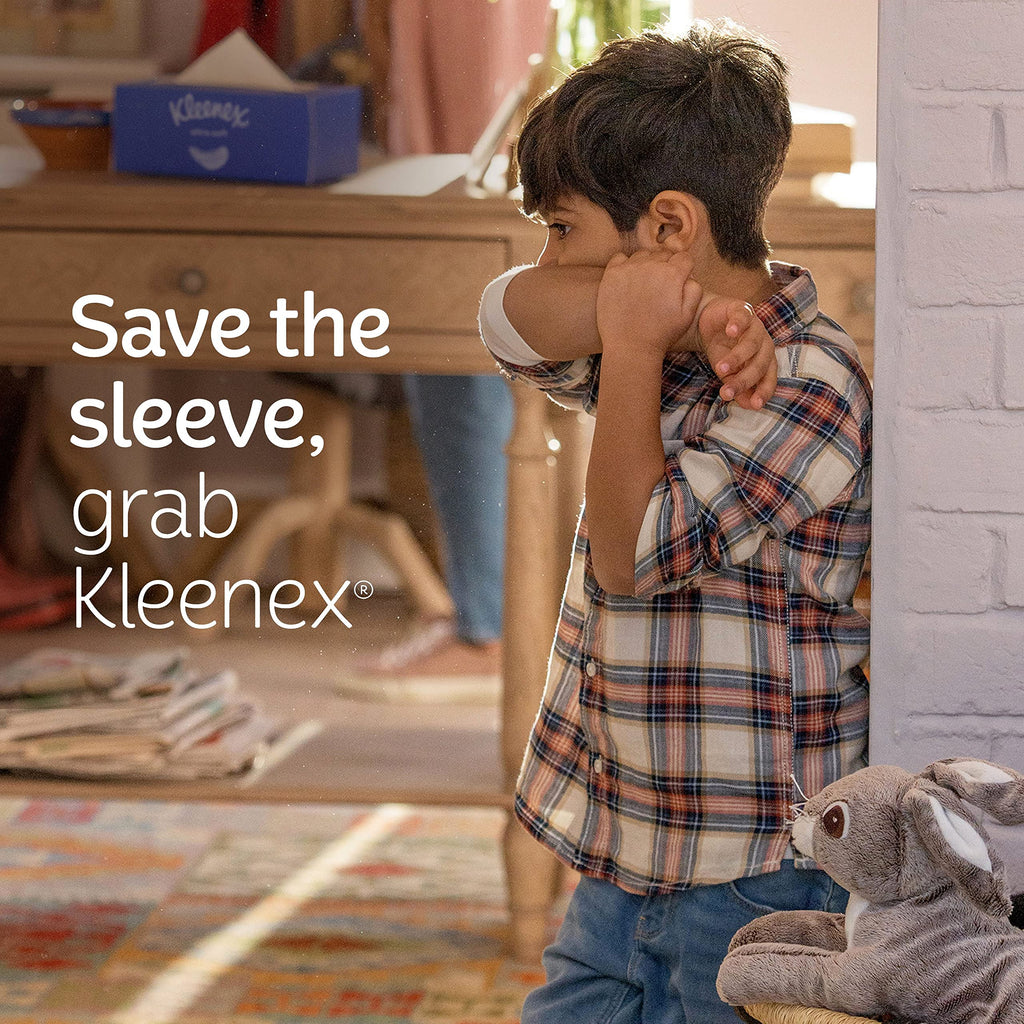Kleenex Ultra Soft Facial Tissues, 1 Flat Box, 120 Tissues per Box, 3-Ply, Packaging May Vary