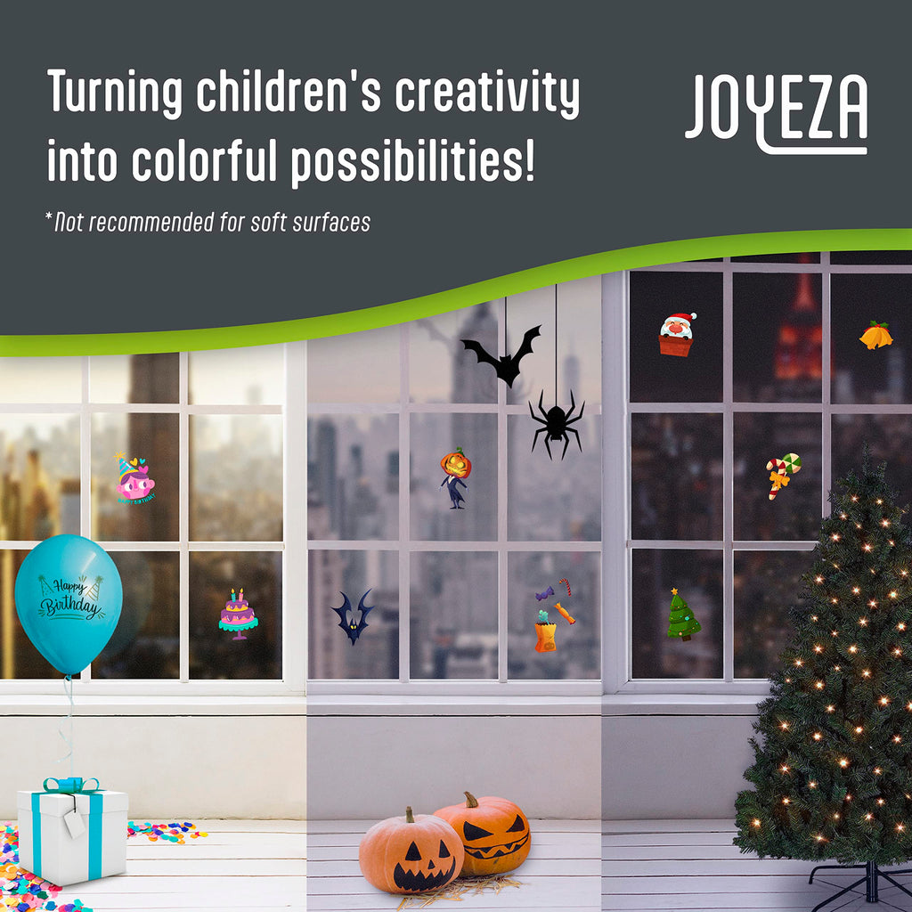 JOYEZA Premium Printable Vinyl Sticker Paper for Inkjet Printer - 25 Sheets Matte White Waterproof, Dries Quickly Vivid Colors, Holds Ink Well- Tear Resistant - Inkjet & Laser Printer