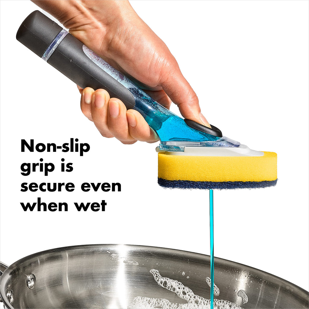 OXO New Good Grips Soap Dispensing Dish Scrub
