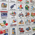 SchKIDules® 93 Pc Home Collection Combo Pack for Visual Schedules, Kids Calendars and Behavior Charts: 72 Home-Themed Activity Magnets Plus 21 Headings Magnets (2nd Ed)