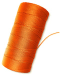 Orange Mason Line String Line - #18 Braided Nylon String - 1,000 Ft Length - Nylon Twine for Gardening Or Masonry Tools - Perfect Construction String for A String Level, Twine String for Gardening