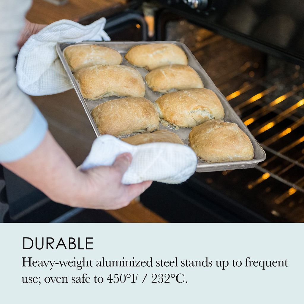 Chicago Metallic - Jelly Roll Pan, Heavy Duty Aluminized Steel Baking Pan (15" x 10")