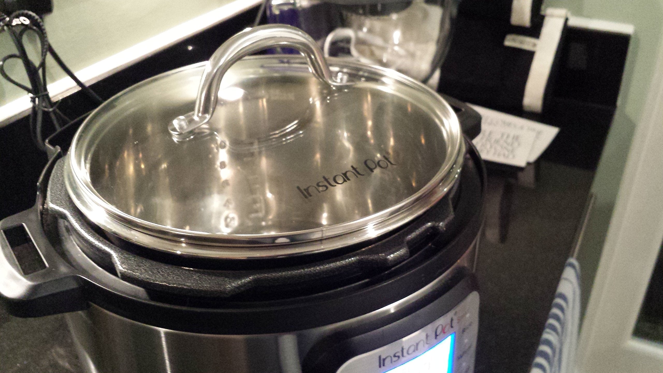 Genuine Instant Pot Tempered Glass Lid, Clear – 9 Inch (23 Centimeter) – 6 Quart