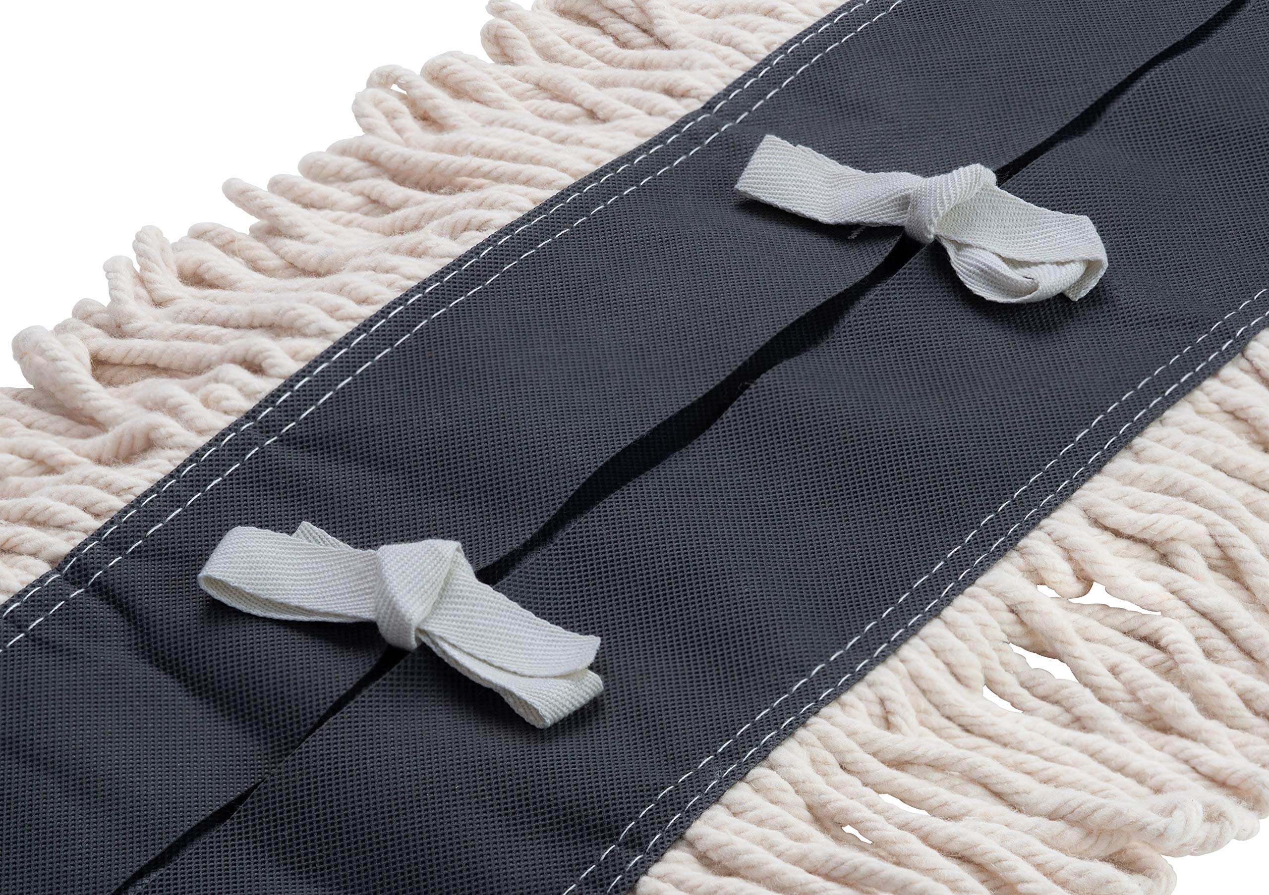 Bristles 3524 Industrial Strength Dust Mop Head 24 Inch - Disposable Cleaning Pad, 24 x 5 for Commercial and Residential Use