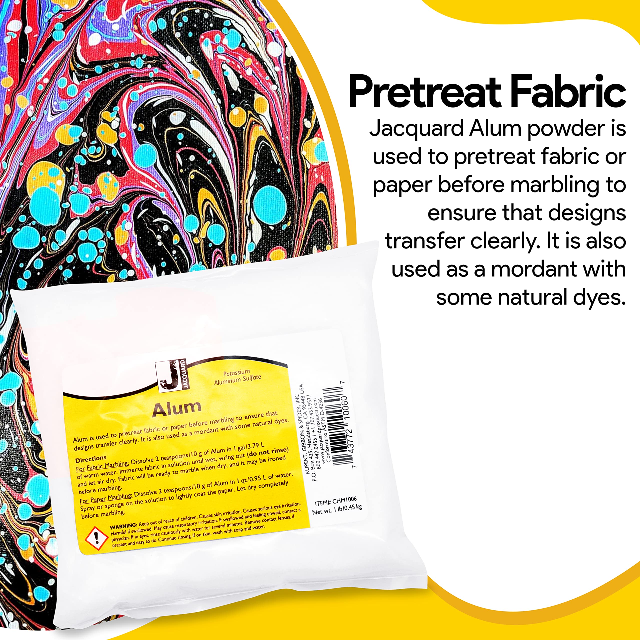 Jacquard Alum 1Lb Pkg For Marbling