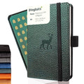 Dingbats* - Wildlife A6 Lined Pocket Notebook - PU Leather Hardcover for Work and Travel Journal - Pocket, Elastic Closure, Pen Holder, Bookmark
