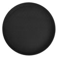 Winco Round Fiberglass Tray with Non-Slip Surface, 14-Inch, Black