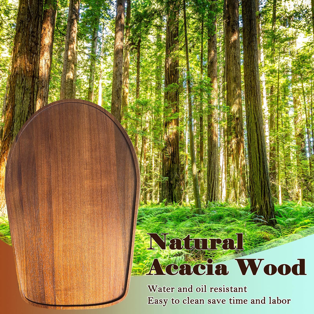Acacia Wood Mixer Slider Mat for KitchenAid Stand Mixer Wooden Sliding Tray Compatible with Kitchen Aid 4.5-5 Qt Mixer