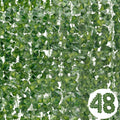 DazSpirit 48Pcs Fake Vines, 336 Ft Artificial Ivy Vines, Artificial Ivy Leaf Garland, Greenery Ivy Garland, Vines for Bedroom, Wedding, Party, Home, Garden, Kitchen, Office, Wall Decoration