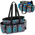 LoDrid Tote Cleaning Caddy with Dividers for Cleaning Supplies, Cleaning Bag Organizer with Handle Strap for Cleaning Work, Totem, (Bag Only)