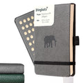 Dingbats* - Wildlife A6 Reporter Lined Small Notebook - PU Leather Hardcover for Work, Travel Journal - Pocket, Elastic Closure, Pen Holder, Bookmark