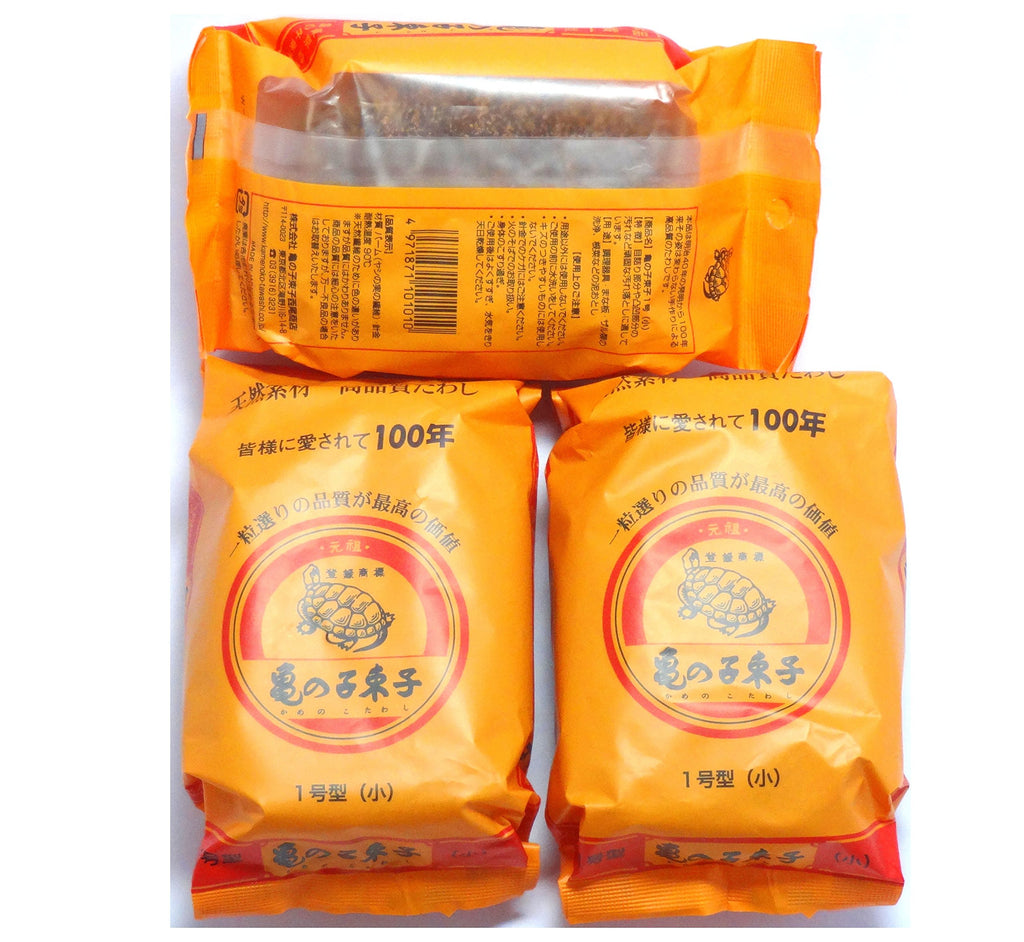 "KAMENOKO TAWASHI" VEGETABLE SCRUB BRUSH × 3 Packs (Japan Import) [Komainu-Dou Original Package]