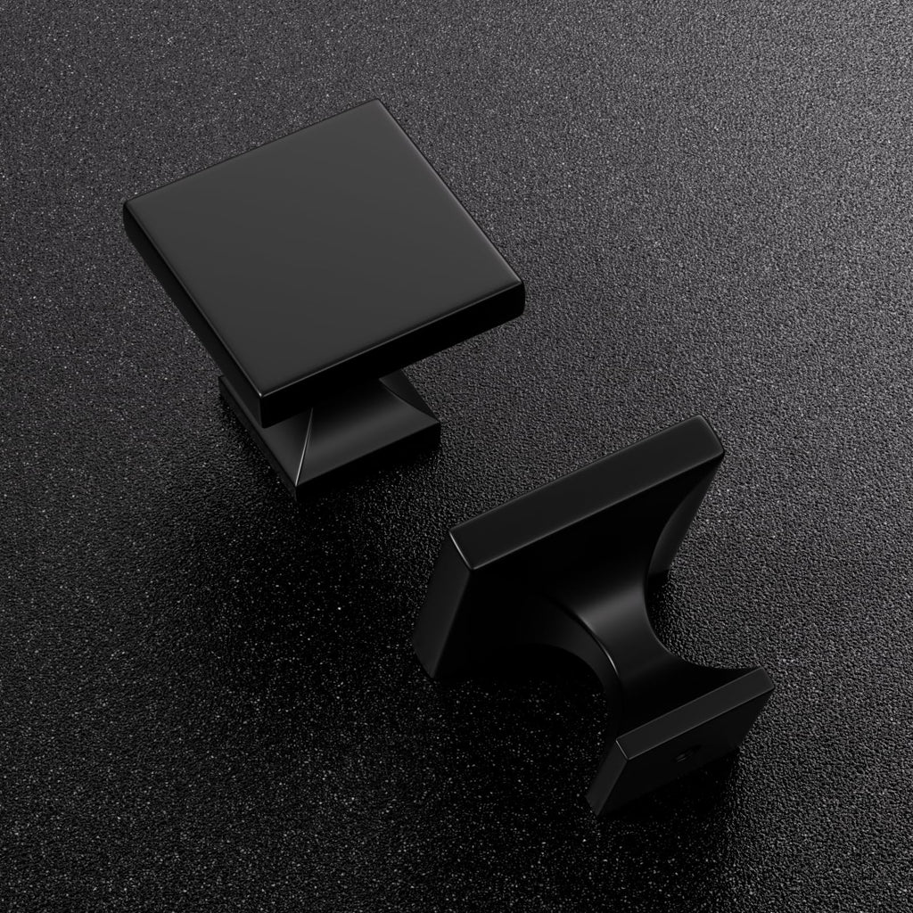 goldenwarm 5 Pack Black Cabinet Knobs Kitchen Drawer Knobs - Cabinet Hardware Black Cupboard Knobs Black Kitchen Cabinet Hardware Matte Black Drawer Knobs Bathroom Drawer Knobs