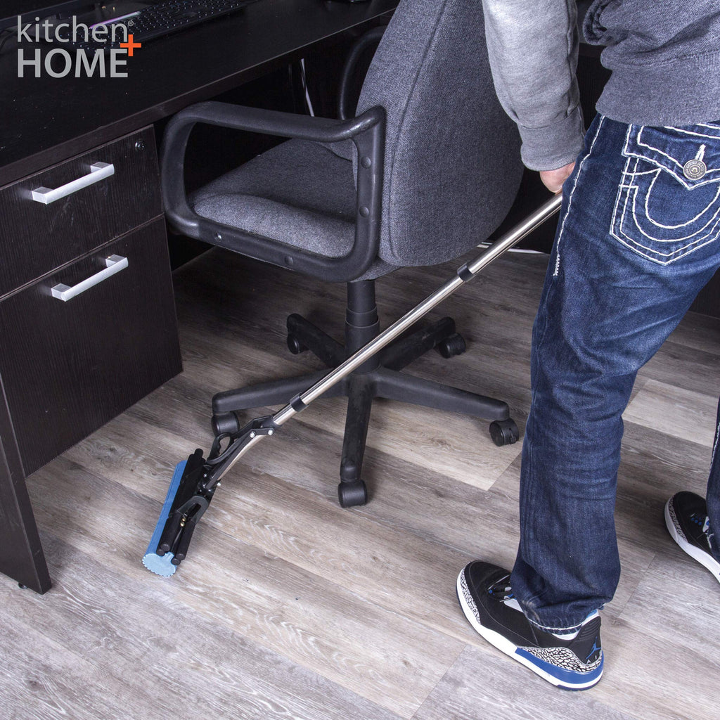 Kitchen + Home PVA Sponge Roller Mop - 11" Quadruple Roller All Purpose Floor Cleaner