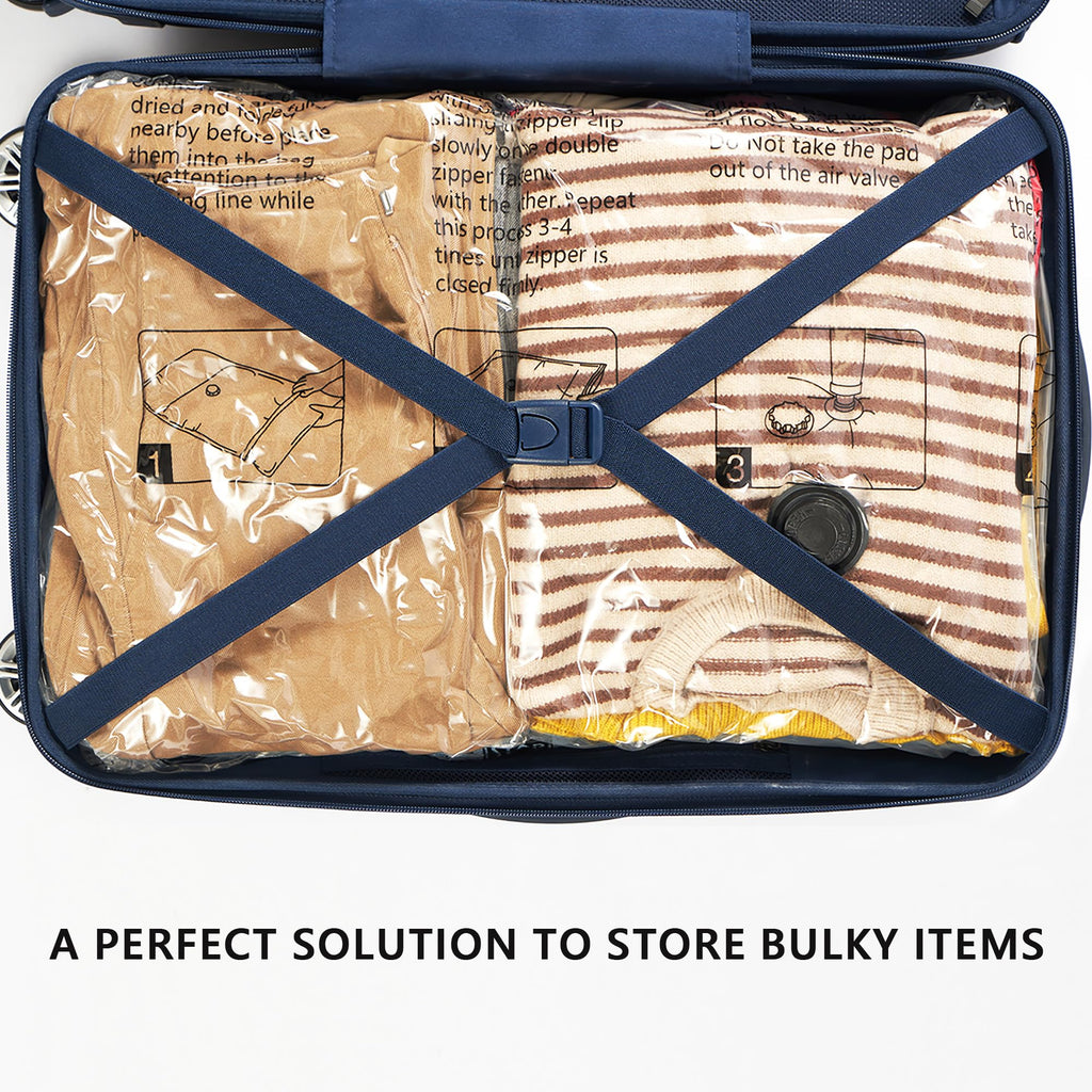 Vacuum Storage Bags 20 Combo, Space Saver Bags with Travel Electric Pump, Compression Airtight Sealer Bags for Clothes, Bedding, Pillows, Comforters, Blankets