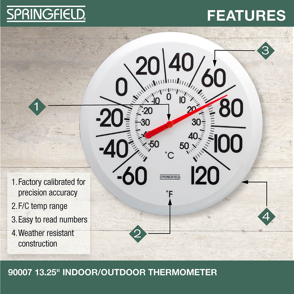 Springfield TAP90007, Big and Bold Thermometer