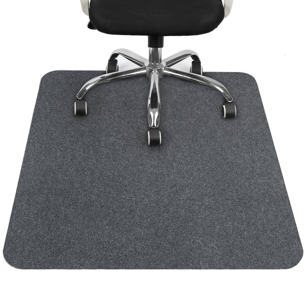 COSYLAND Office Chair Mat, 1/6" Thick 48" x 36" Multi-Purpose Low Pile Desk Chair Mat for Hardwood Floor, Upgraded Version (Grey, 90 * 120CM)