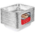 Stock Your Home Half Size Foil Pans 30 Pack - Tin Foil Pans Great for Cooking, Heating, Storing, Prepping Food