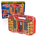 Ontel Battery Daddy 180 Battery Organizer and Storage Case with Tester, 1 Count, As Seen on TV
