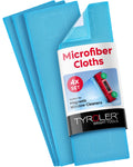 Tyroler Bright Tools | Premium Replacement Microfiber Cleaning Cloths | Exclusively Designed for The Glider Magnetic Window Cleaner | Ultra-Soft, Non-Abrasive & Highly Absorbent (one size - for plastic glider, 4, Count)