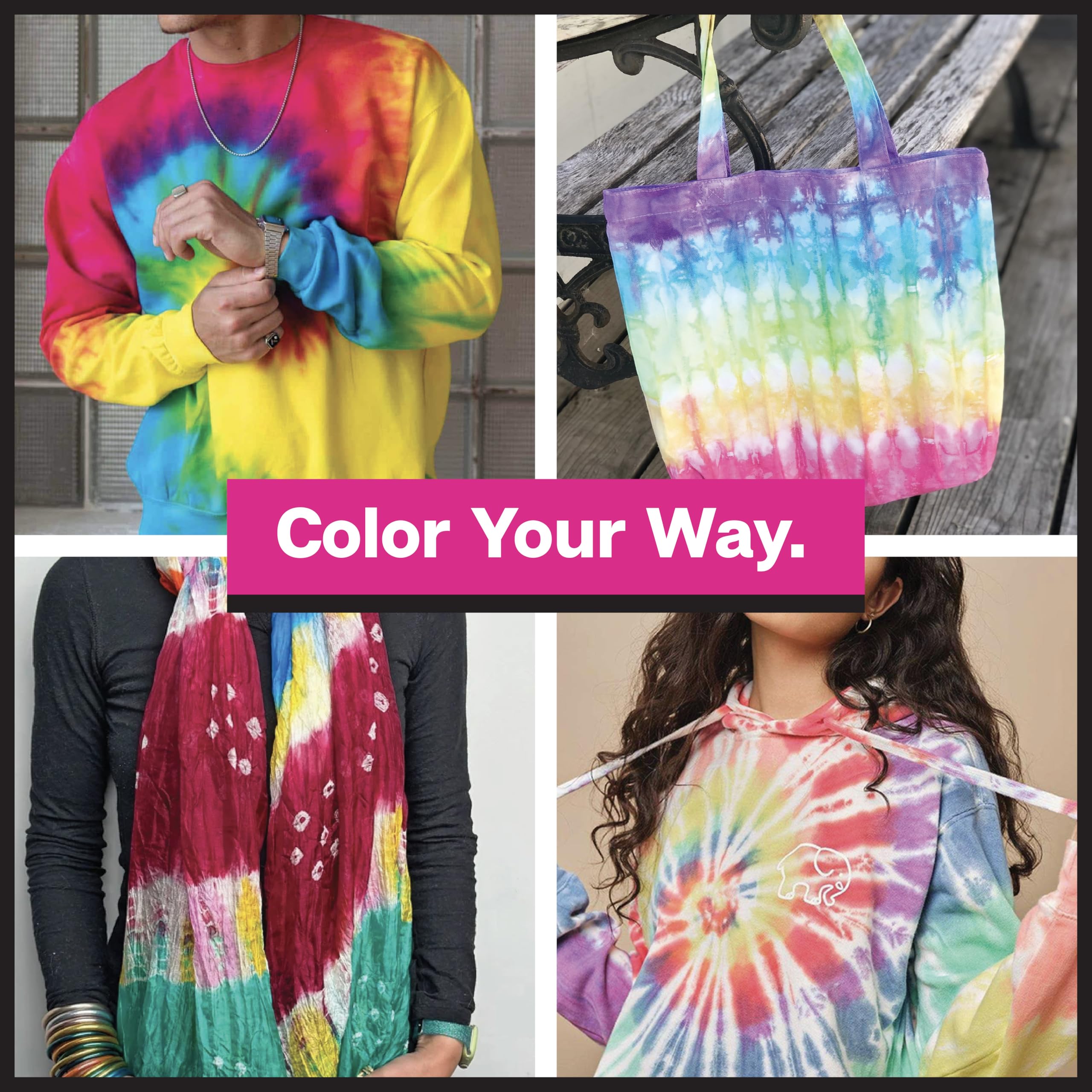 TULIP 34723 One-Step Tie Dye Party Kit