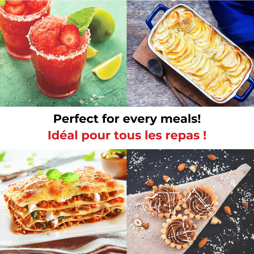 Starfrit Rotary Drum Grater, 4 Interchangeable Stainless Steel Drums, Slicing, Coarse and Fine Grating, Ice Shaving, Great for Vegetables, Cheese, Nuts, Chocolate, Easy to Use Hand Crank