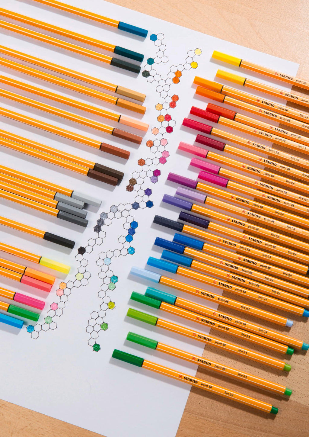 STABILO Fineliner point 88 - Wallet of 20 - Assorted Colors
