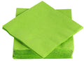 Cocktail Napkins Disposable, Kiwi Beverage Napkins Soft and Absorbent Paper Napkins for Dinner, Party, Wedding, Or Every Day Use, 7” x 7” 2 Ply Party Napkins, Pack of 40 - by Amcrate