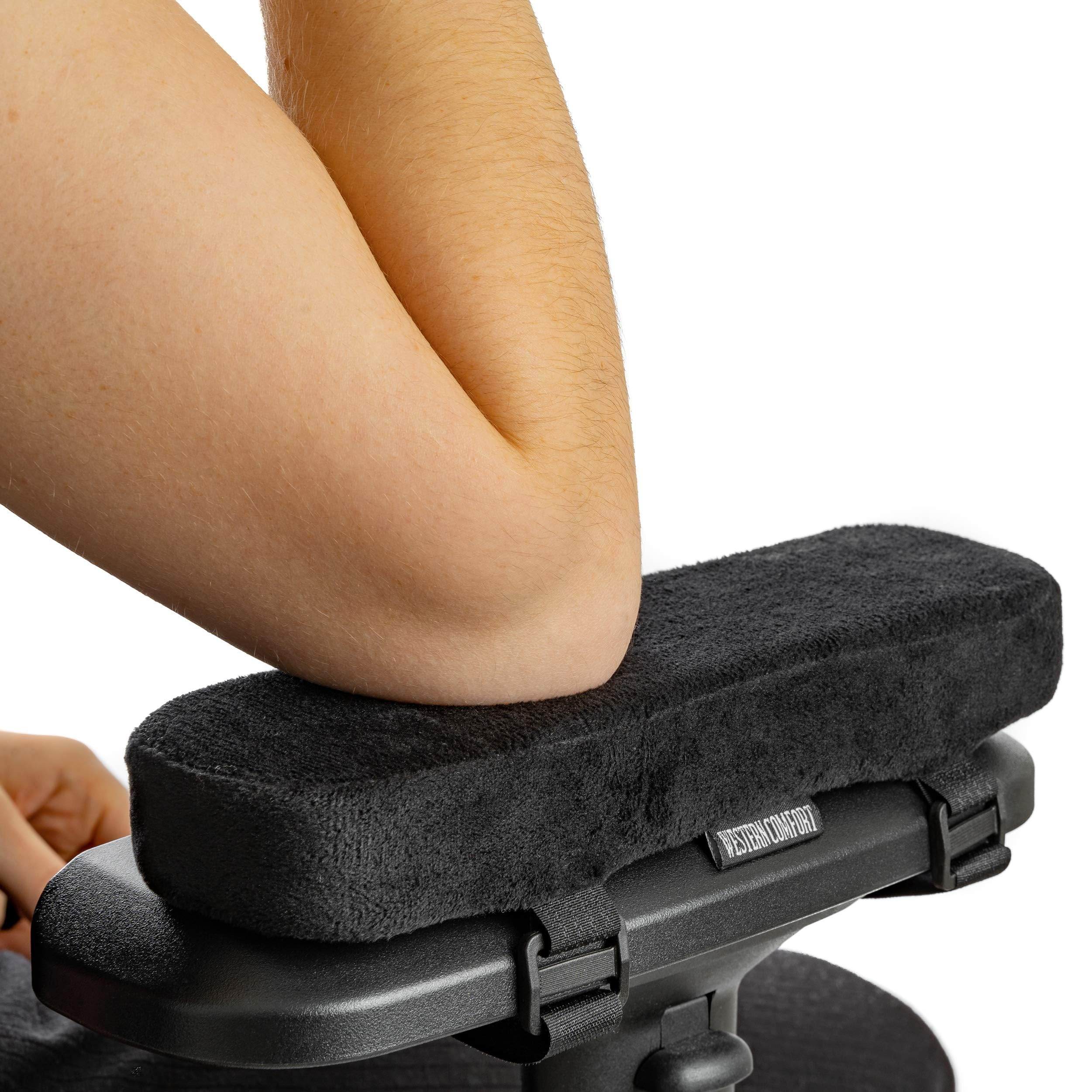 WESTERN COMFORT Thick Office Chair Armrest Pads - Desk Chair Arm Pads - Arm Rest Pad - Office Chair Armrest Cover - Gaming Chair Armrest - Set of 2