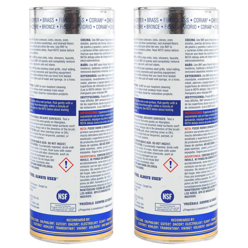 Barkeeper's Friend Powder Cleanser, 21 oz-2 pk