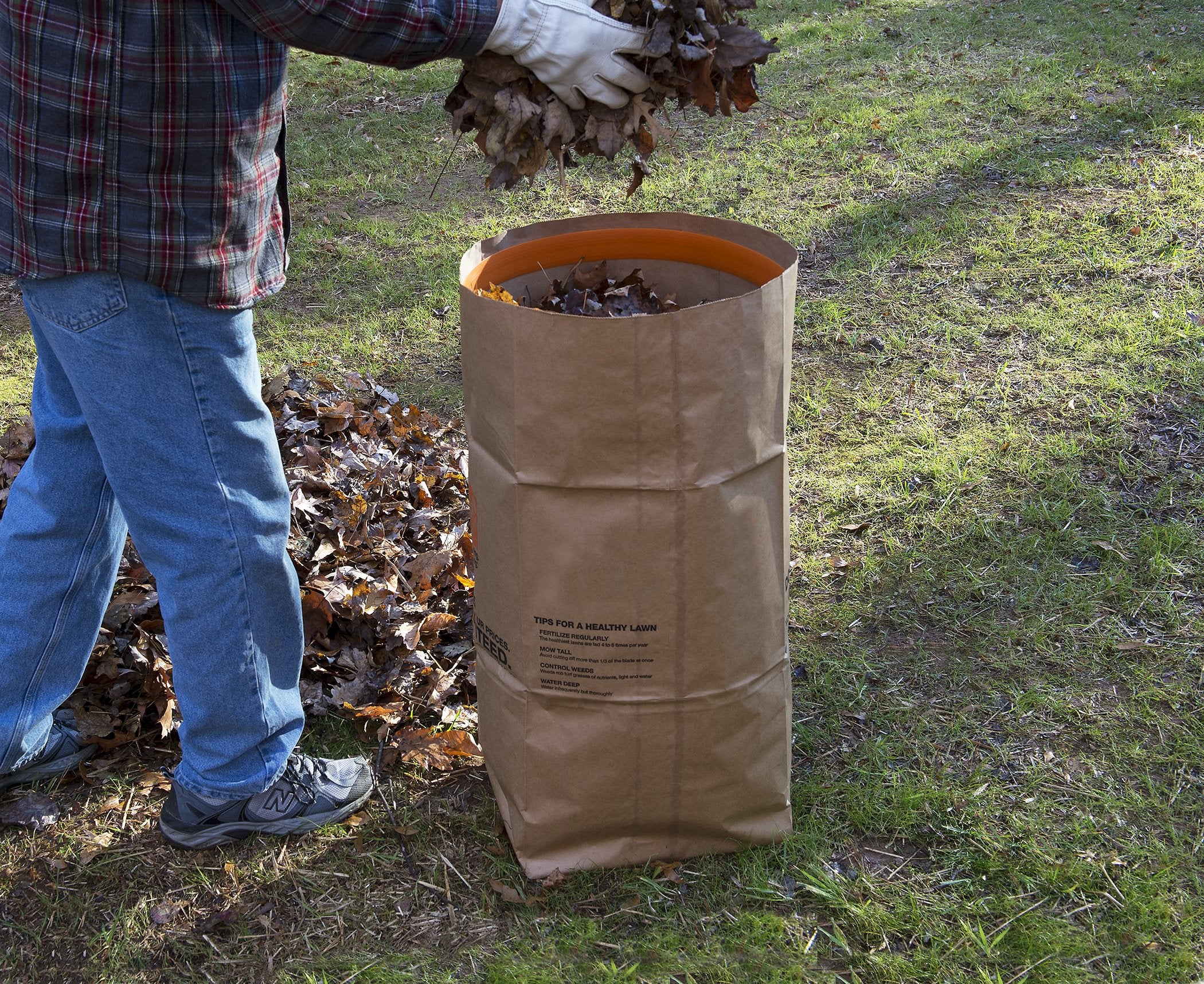 WORX WA0051 Paper Yard Waste Bag Holder for 12" by 16" or WG430 Leaf Mulcher