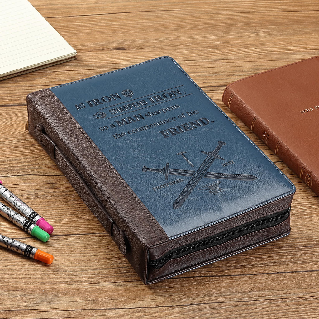 Mr. Pen- Faux Leather Bible Covers for Men, 10.7" x 7.5" x 2.4”, Bible Case for Men