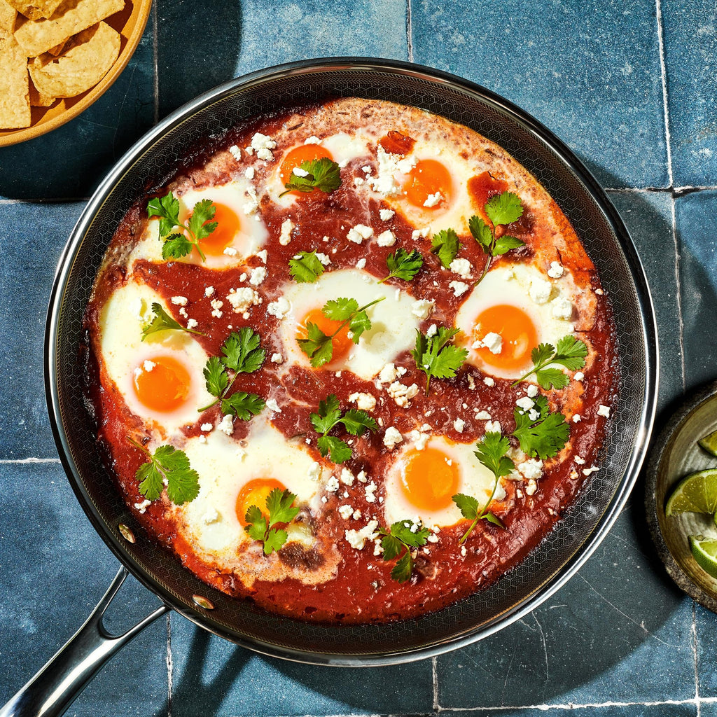 HexClad Tempered Glass Lid, 12-Inch Designed for HexClad Hybrid Cookware, Steam Vented, Dishwasher Safe