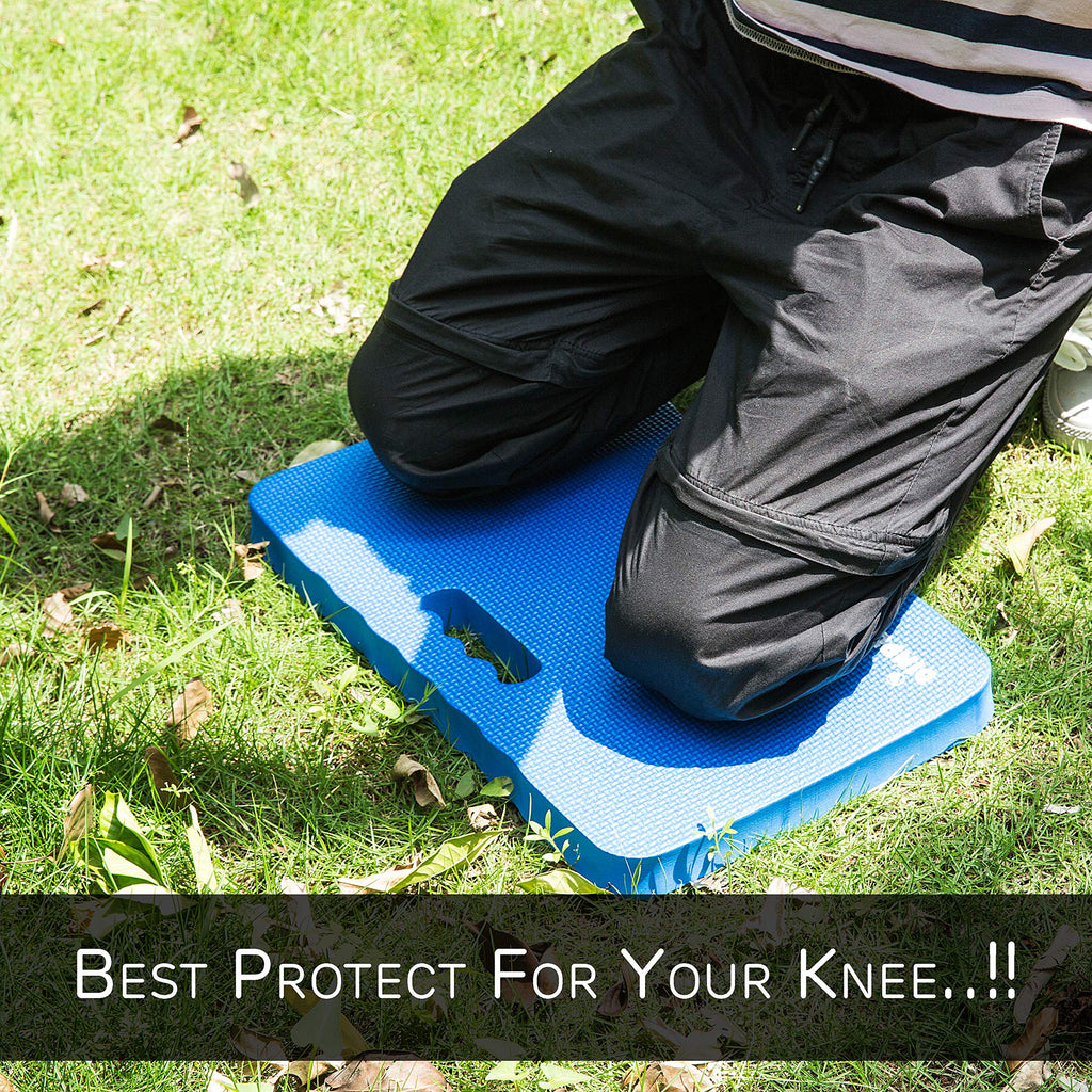 Dimple Kneeling Pad, High Density Thick Foam Comfort Kneeling Mats for Gardening, Yoga Exercise, Garden Cushions, Knee Pads Blue